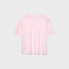 T-shirt básica de corte regular e tecido pesado
