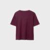 T-shirt básica de corte regular e tecido pesado T-shirt básica de corte regular e tecido pesado