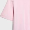 T-shirt básica de corte regular e tecido pesado