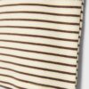 T-shirt básica de riscas com corte justo T-shirt básica de riscas com corte justo