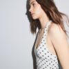 T-shirt com decote halter T-shirt com decote halter
