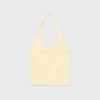 T-shirt com decote halter