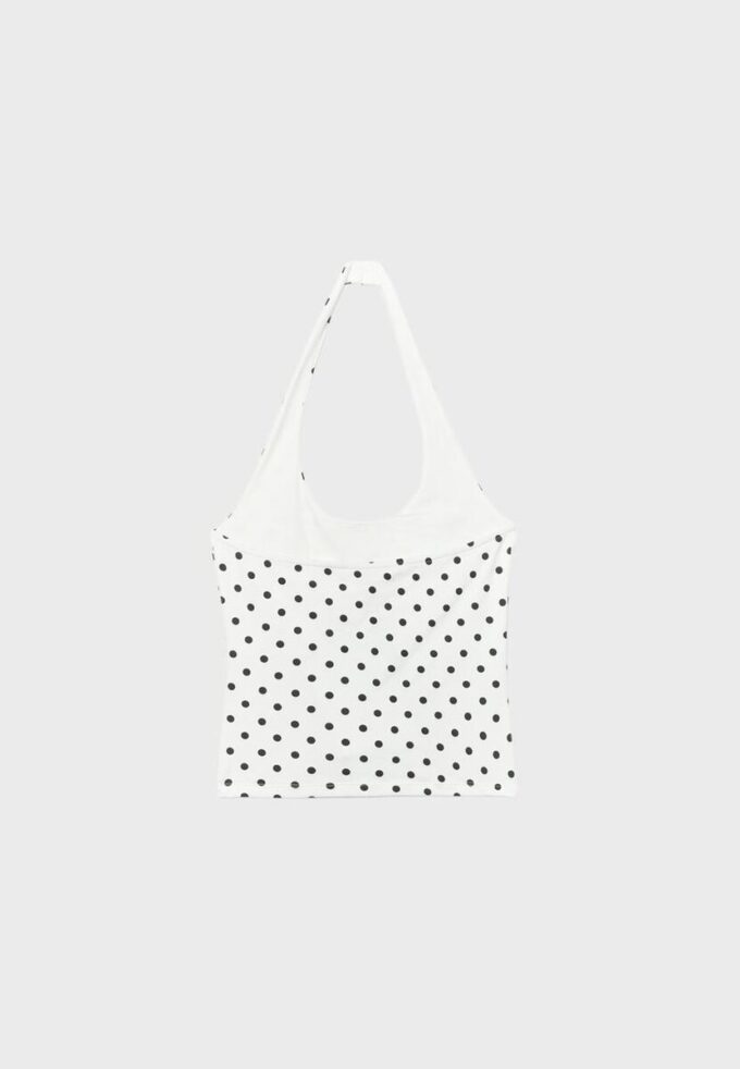 T-shirt com decote halter T-shirt com decote halter