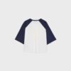 T-shirt com mangas raglan