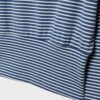 T-shirt de manga comprida com decote em barco e faixa às riscas T-shirt de manga comprida com decote em barco e faixa às riscas