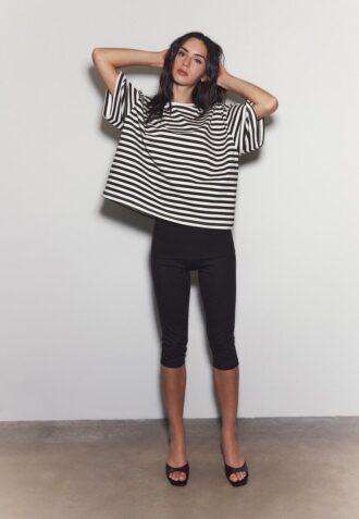 T-shirt de manga curta com corte largo