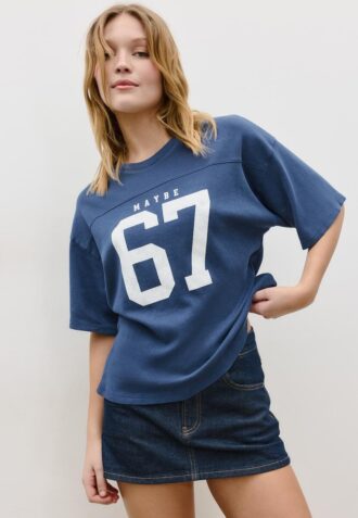 T-shirt de manga curta com detalhe gráfico