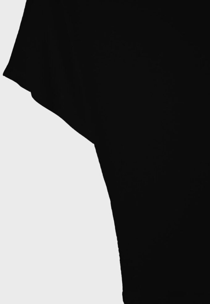 T-shirt de manga curta com gola barco