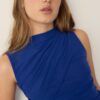T-shirt de tule franzido T-shirt de tule franzido