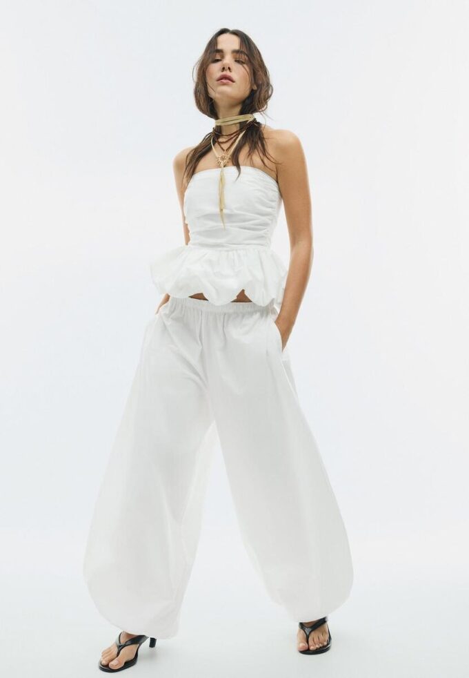 Top bustier balão Top bustier balão