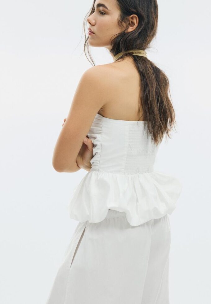 Top bustier balão Top bustier balão