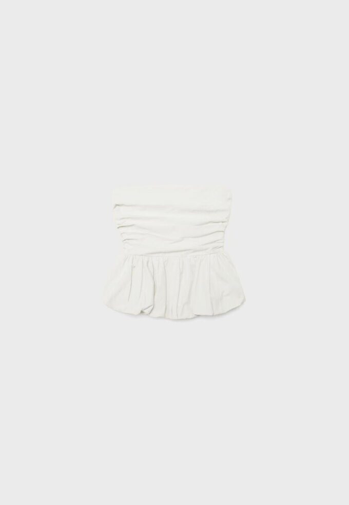 Top bustier balão Top bustier balão