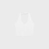 Top curto com decote halter
