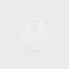 Top curto com decote halter