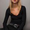 Top de renda Seamless Top de renda Seamless