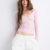 Top de renda Seamless Top de renda Seamless