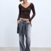 Top de renda Seamless Top de renda Seamless