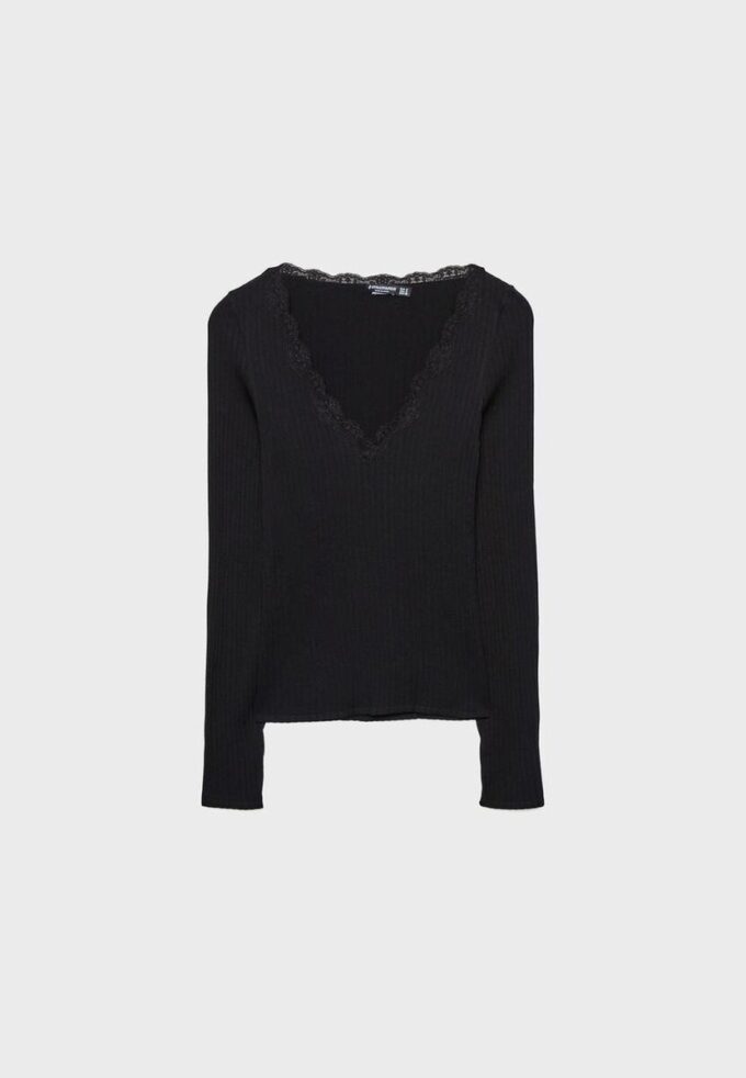 Top de renda Seamless Top de renda Seamless