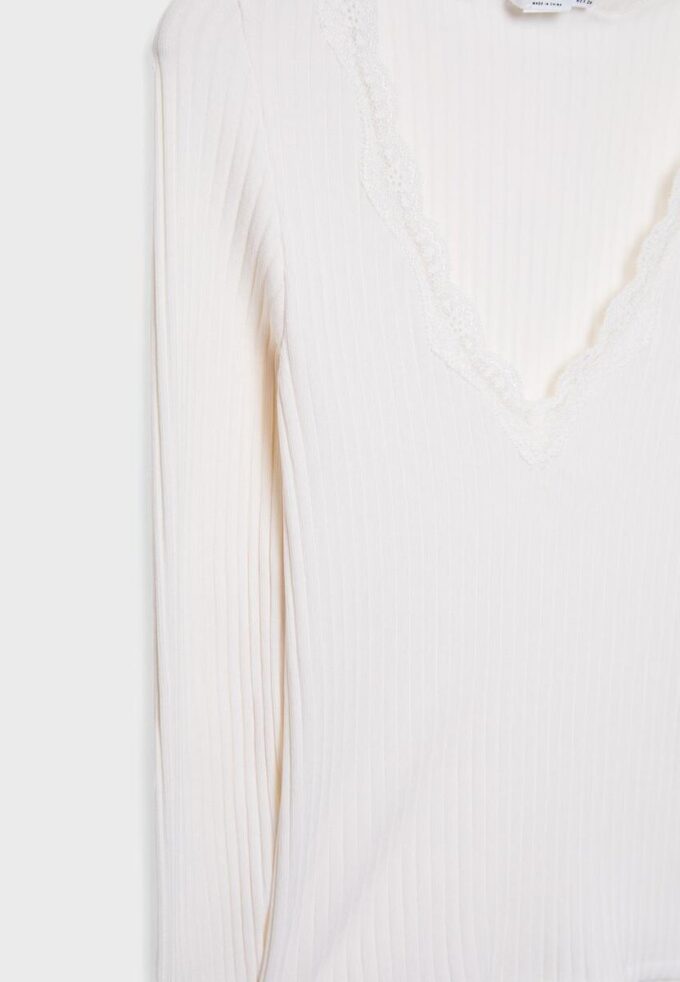 Top de renda Seamless Top de renda Seamless