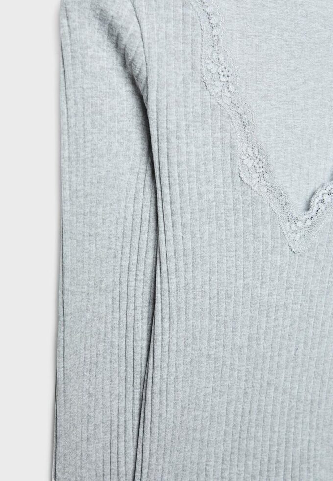 Top de renda Seamless Top de renda Seamless