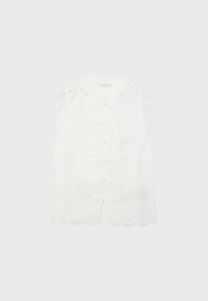 Top Qipao em Renda