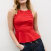 Top sem mangas com peplum Top sem mangas com peplum