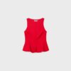 Top sem mangas com peplum Top sem mangas com peplum