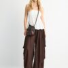 Tops bandeau em croché Tops bandeau em croché