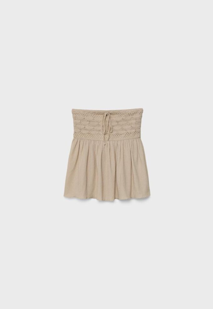 Tops bandeau em croché Tops bandeau em croché