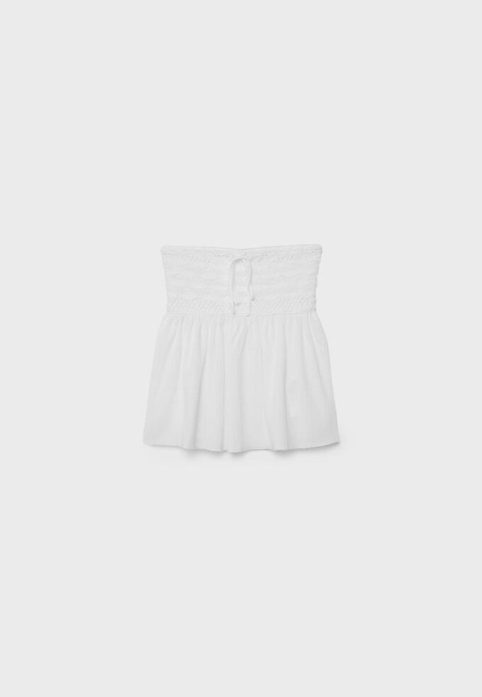 Tops bandeau em croché Tops bandeau em croché