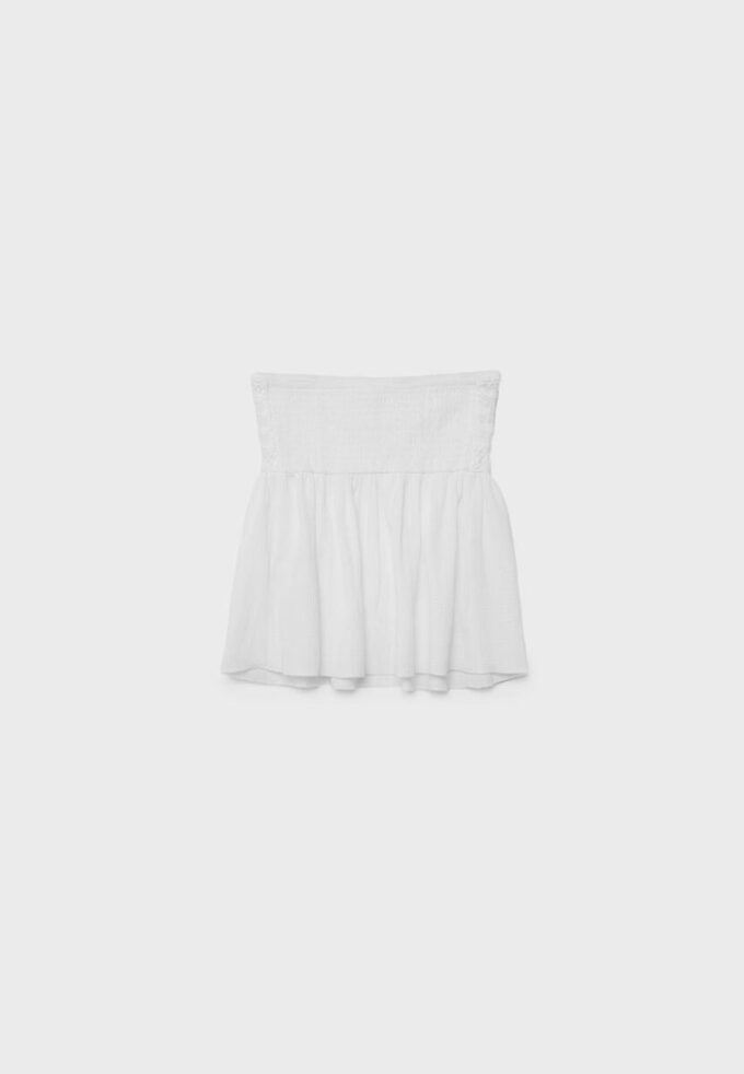 Tops bandeau em croché Tops bandeau em croché