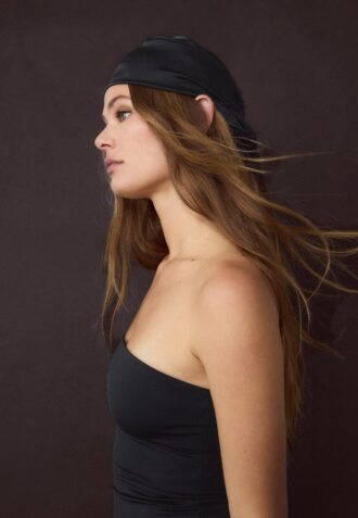 Tops bandeau em poliamida