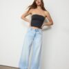 Tops bandeau em poliamida