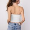 Tops bandeau em poliamida