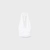 Tops com decote halter e laço franzido Tops com decote halter e laço franzido