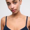 Tops de croché com folhos Tops de croché com folhos