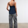 Tops de croché com folhos Tops de croché com folhos