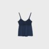 Tops de croché com folhos Tops de croché com folhos
