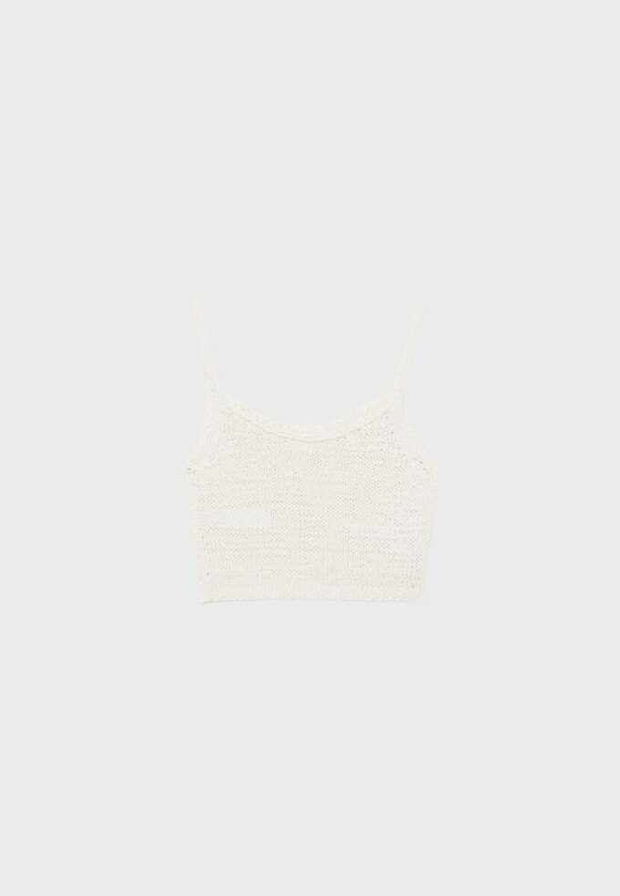 Tops de malha com alças