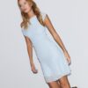 Vestido assimétrico de renda