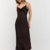 Vestido Camisola de Cetim