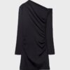 Vestido curto assimétrico