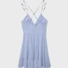Vestido curto com contas