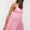 Vestido curto com detalhes em renda Vestido curto com detalhes em renda