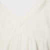 Vestido curto com detalhes em renda