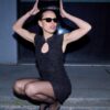 Vestido curto estilo Qipao Vestido curto estilo Qipao