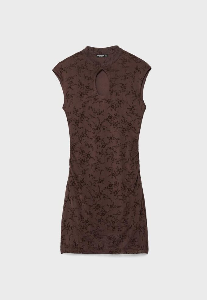 Vestido curto estilo Qipao Vestido curto estilo Qipao