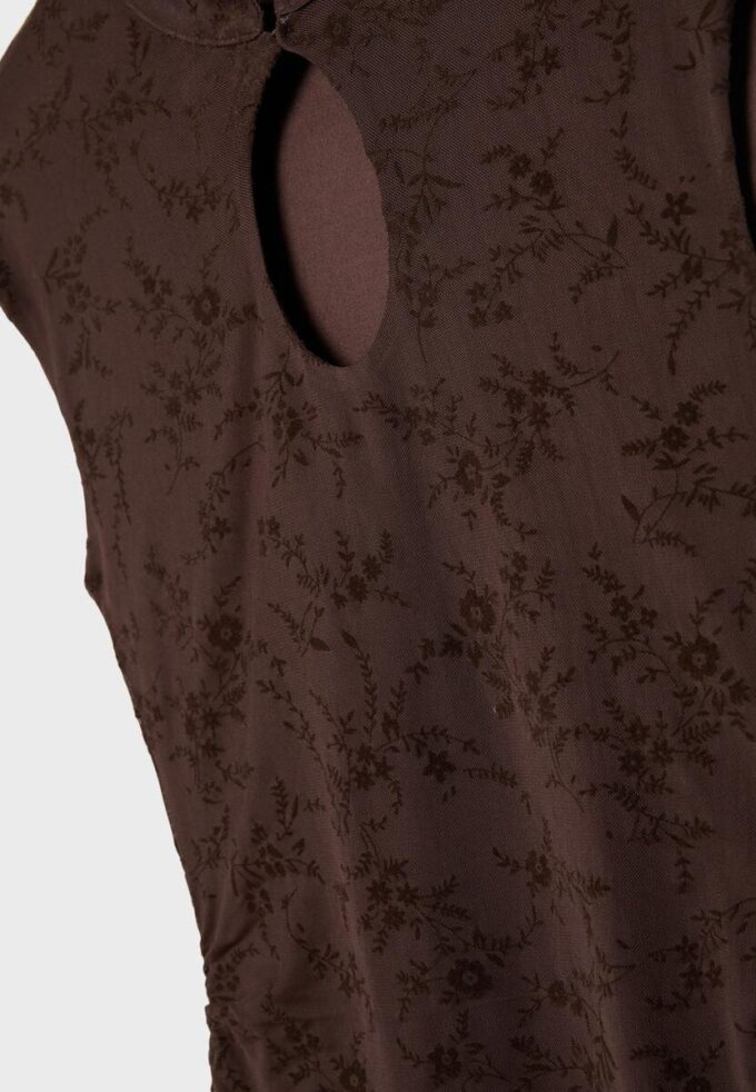 Vestido curto estilo Qipao Vestido curto estilo Qipao