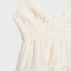 Vestido curto esvoaçante com detalhe de laço nas costas Vestido curto esvoaçante com detalhe de laço nas costas