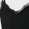 Vestido longo de malha rendada